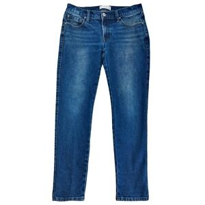 Sene Jeans Mens 29 X 29 Blue Medium Wash Slim Straight Denim Casual Pants